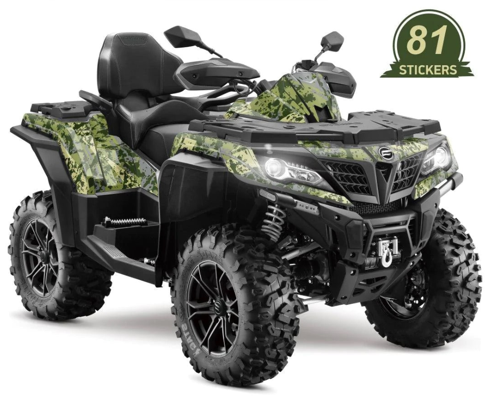 Pegatinas de diseño de manchas digitales para cfmoto cforce