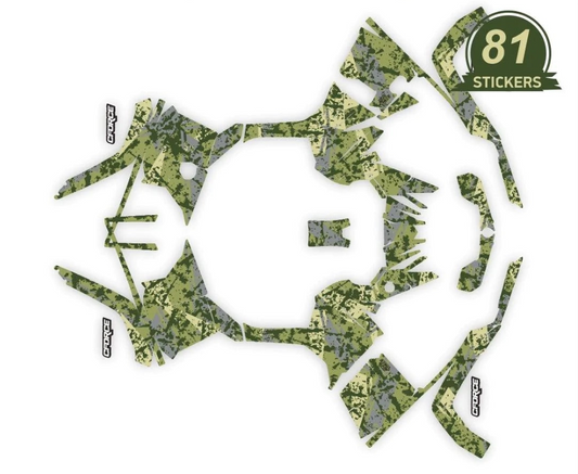 Adesivos de design de spot digital para cfmoto cforce