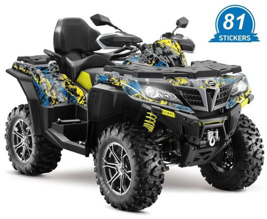 Adesivos de design de spot digital para cfmoto cforce