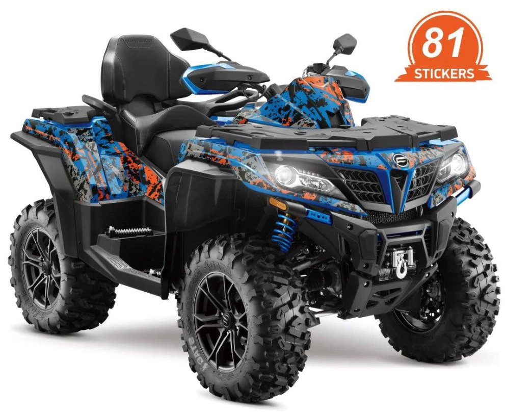 Adesivos de design de spot digital para cfmoto cforce