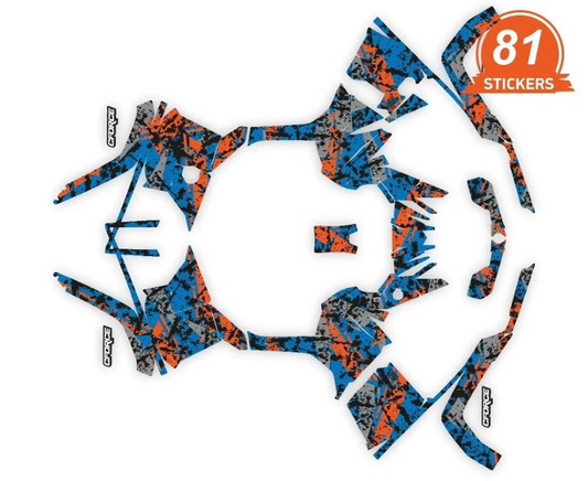 Adesivos de design de spot digital para cfmoto cforce