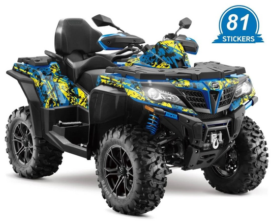 Adesivos de design de spot digital para cfmoto cforce