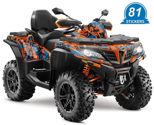 Adesivos de design de spot digital para cfmoto cforce