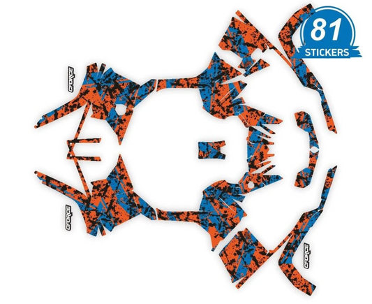 Adesivos de design de spot digital para cfmoto cforce