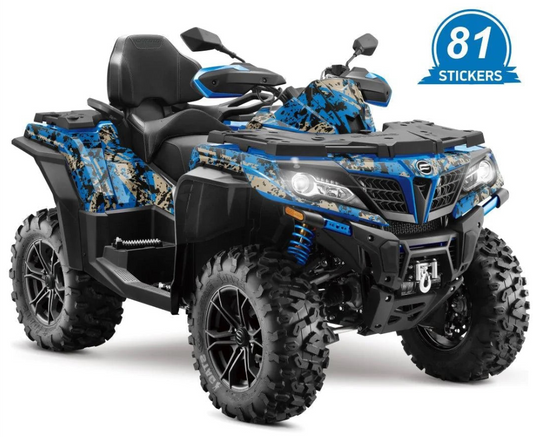 Adesivos de design de spot digital para cfmoto cforce