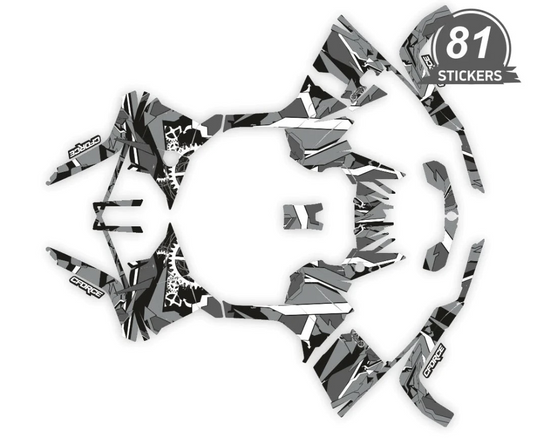 Adesivos de design geométrico para cfmoto cforce