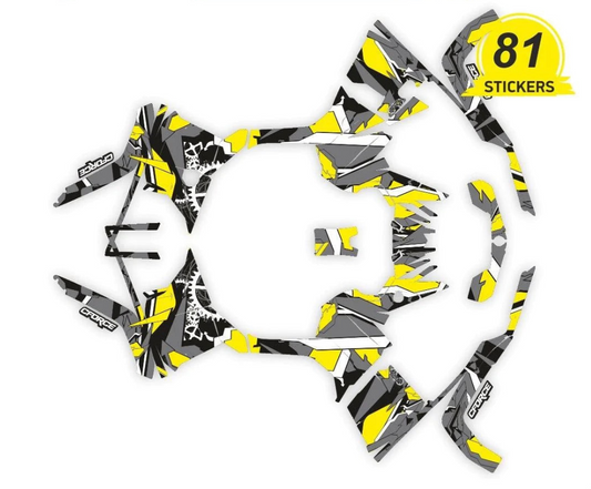 Adesivos de design geométrico para cfmoto cforce