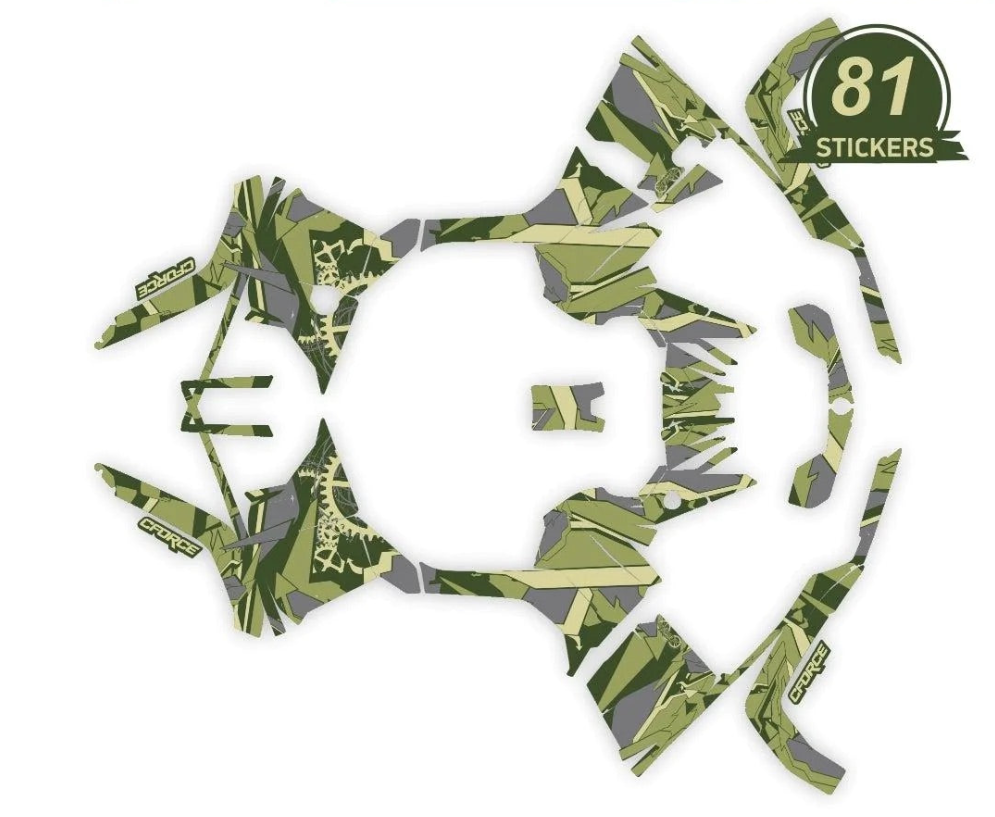 Pegatinas de diseño geométrico para cfmoto cforce