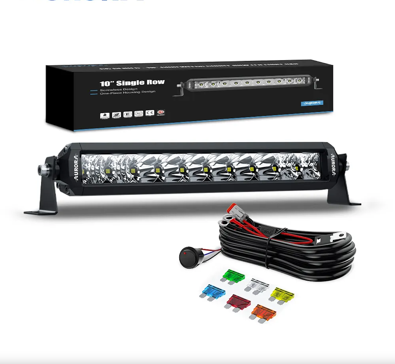 One Row Slim LED Bar, COMBO