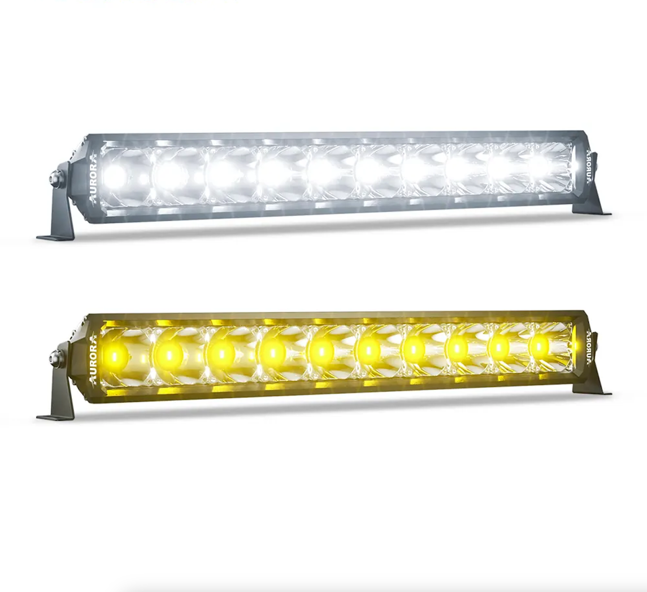 Barre LED de couleur blanche et jaune, nouveau design