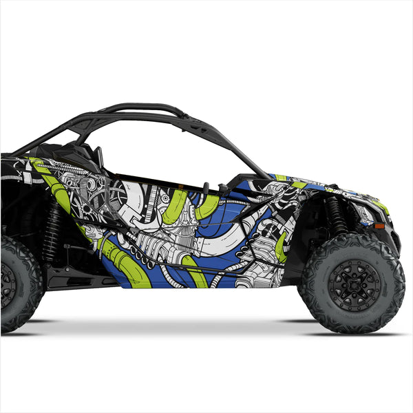 PETROL HEAD dizaino lipdukai, skirti Can-Am Maverick X3