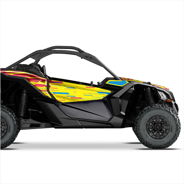 Наклейки с дизайном CYBER для Can-Am Maverick X3