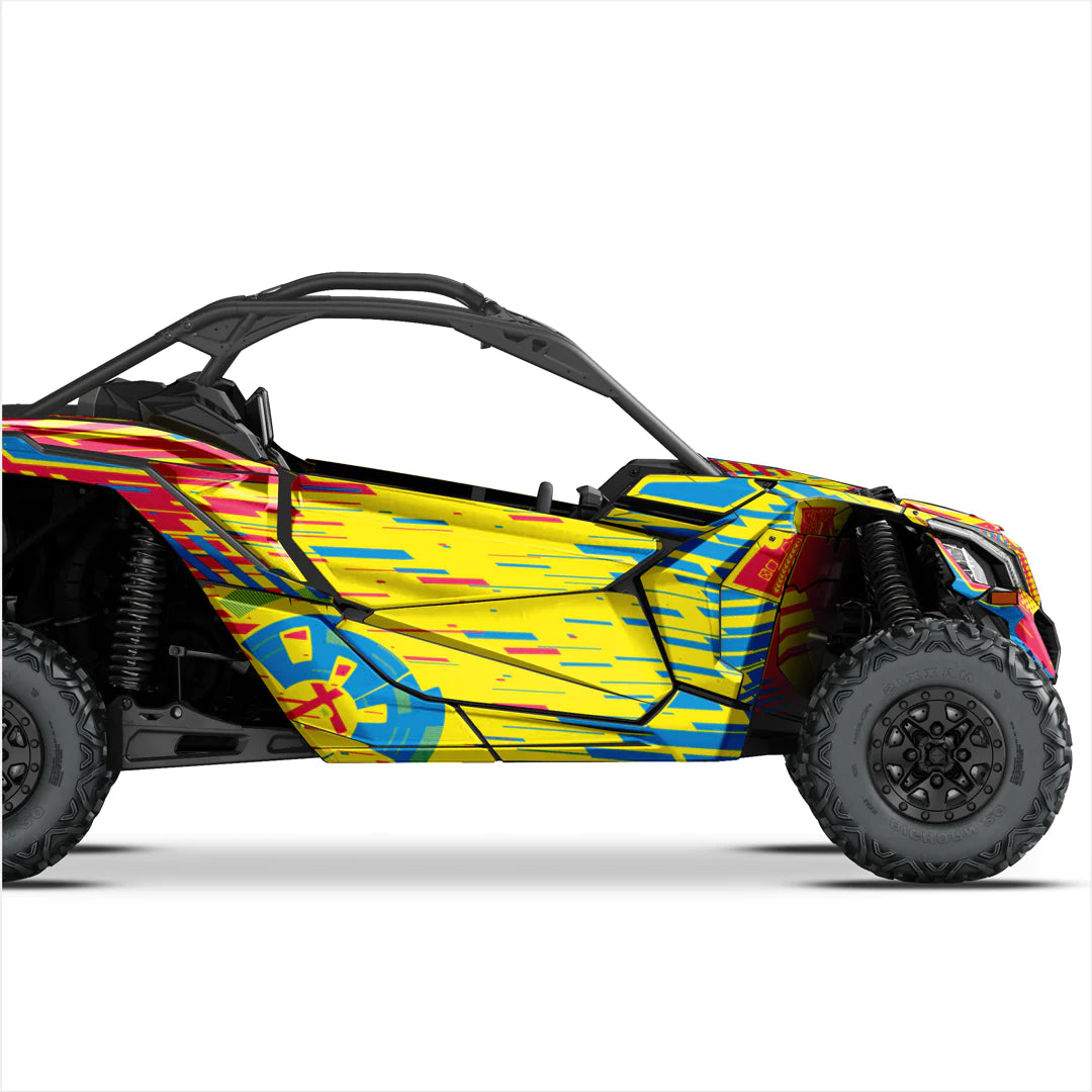 Наклейки с дизайном CYBER для Can-Am Maverick X3