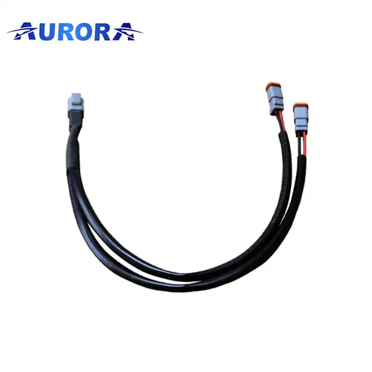 Cabo dividido para 2 luzes