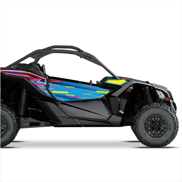 Наклейки с дизайном CYBER для Can-Am Maverick X3