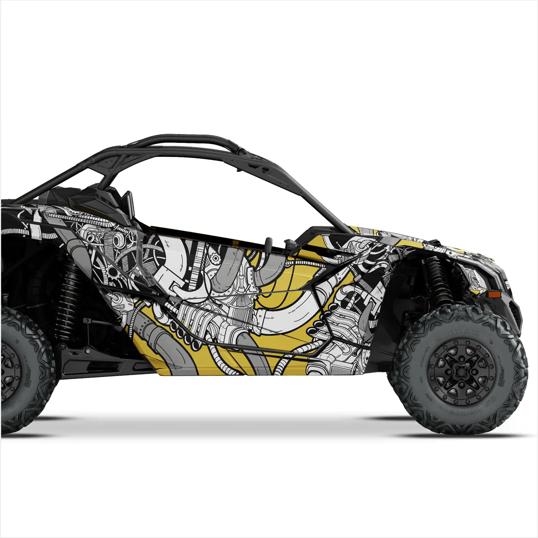 PETROL HEAD design stickers for Can-Am Maverick X3