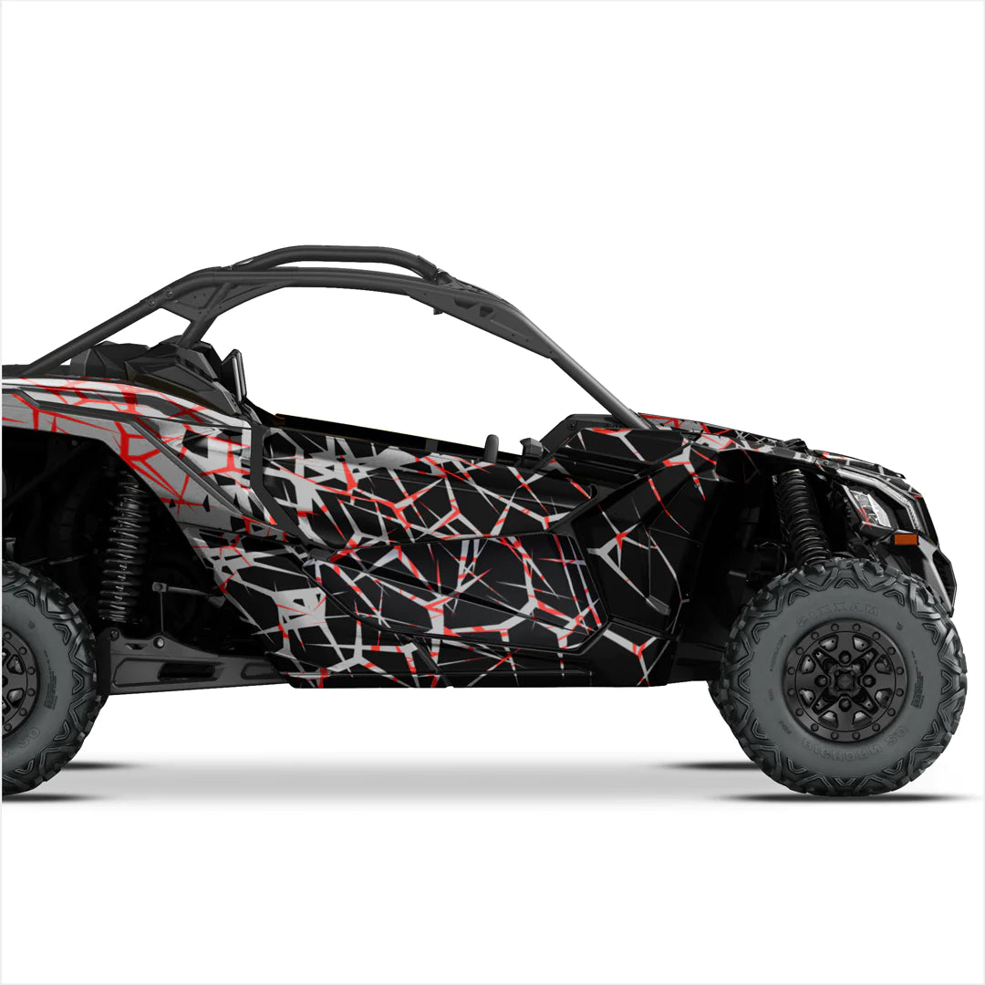 QUAKE disainkleebised Can-Am Maverick X3 jaoks