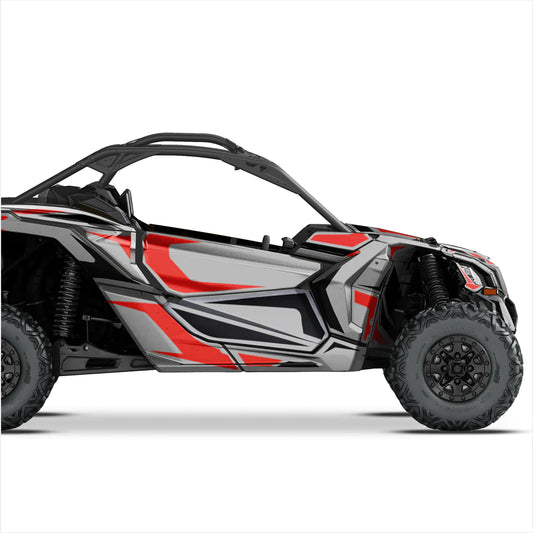Απλά αυτοκόλλητα σχεδιασμού για Can-Am Maverick x3