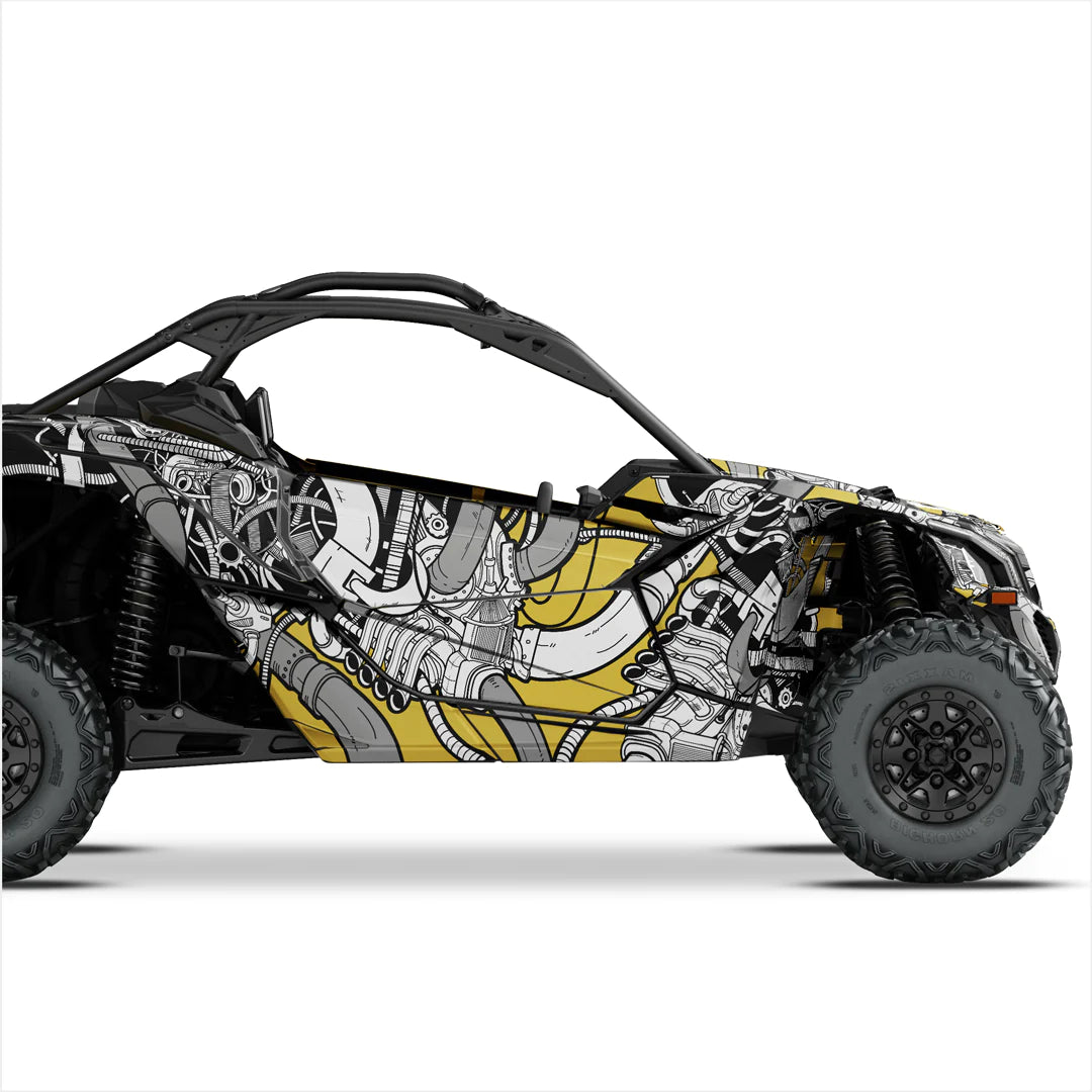 PETROL HEAD design stickers for Can-Am Maverick X3