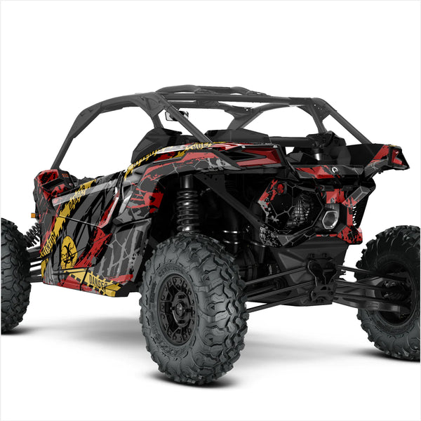 Adesivos de design APOCALIPSE para Can-Am Maverick X3