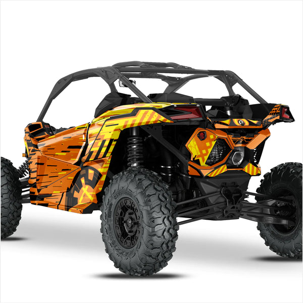 Наклейки с дизайном CYBER для Can-Am Maverick X3