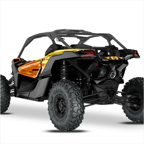 Autocollants design CYBER pour Can-Am Maverick X3