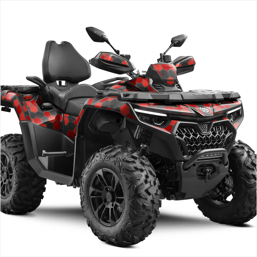 Hexagon-Designaufkleber für CFMOTO CFORCE Touring (G3) 800-1000