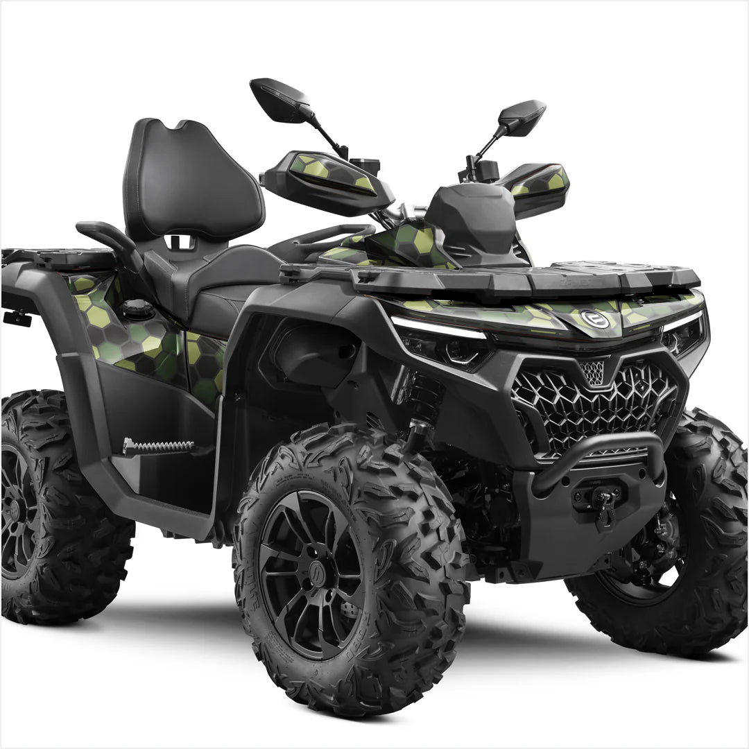 Pegatizas de diseño Hexagon para Cfmoto Cforce Touring (G3) 800-1000