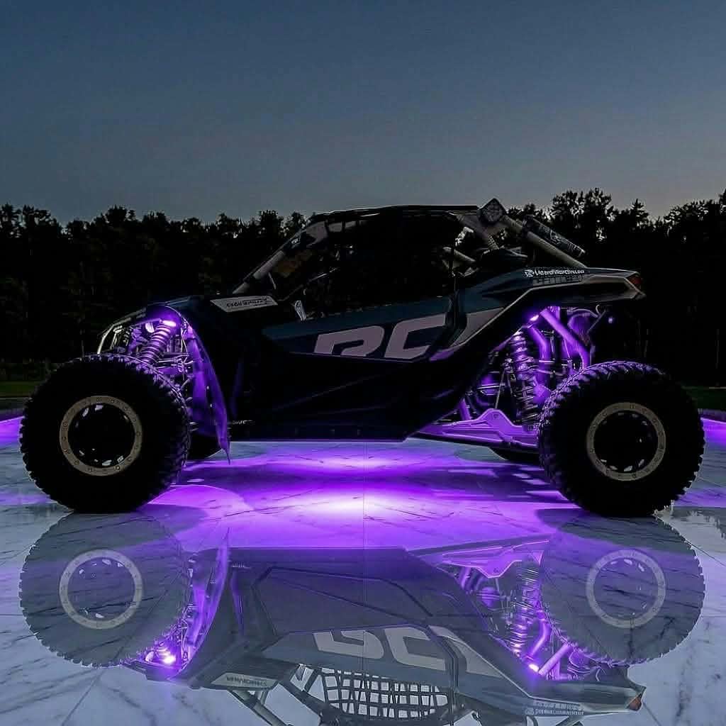 Kit luce da roccia LED RGB ultra-ampia da 210º