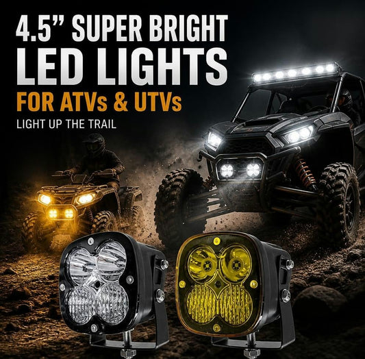 4.5" Super Bright LED lights for ATV's and UTV's
