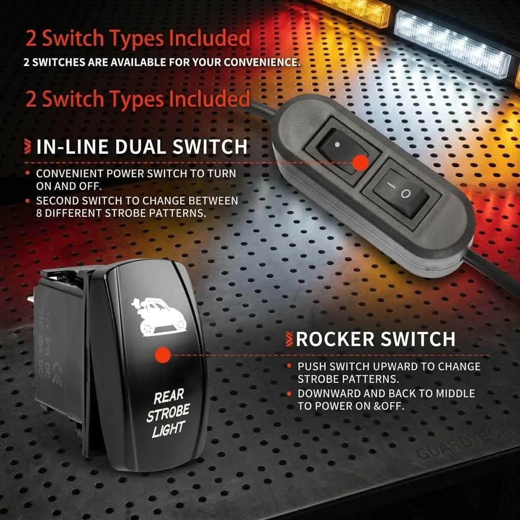 30" Multi-Function UTV LED Chase Light Bar