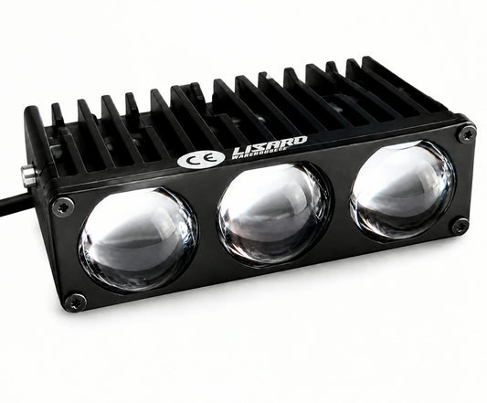 Triple Lens GhostLink HD Bi-LED Projector Grille Light with Laser High Beam