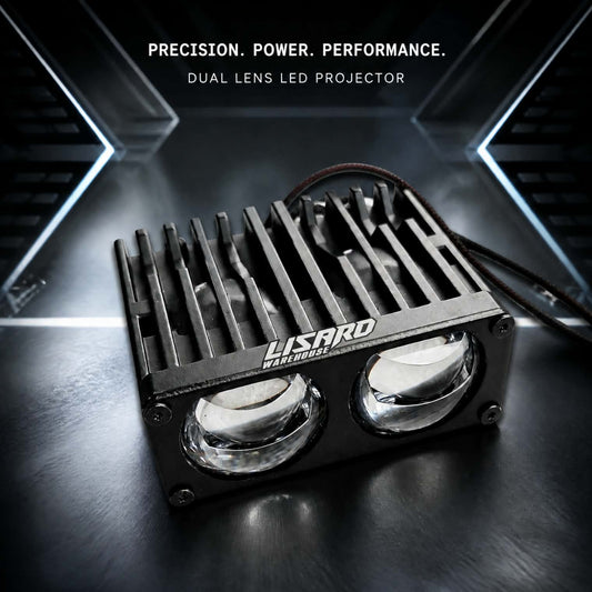 Double Lens GhostLink HD Bi-LED Projector Grille Light with Laser High Beam