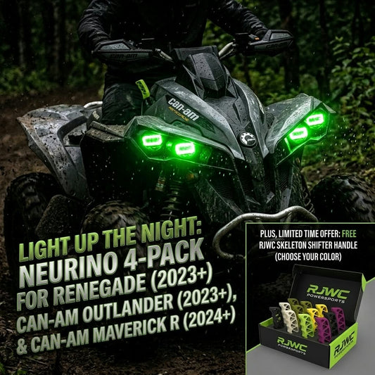 Set de 4 lumini frontale pentru Can-Am 2023+ <tc>Outlander</tc> &amp; <tc>Renegade</tc> /2024+<tc>Maverick</tc> R/Canyon 2025+/Spyder F3 2025+/Aodes Pathcross 2025+