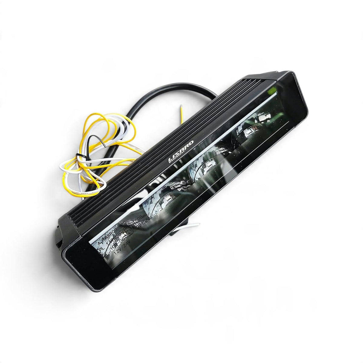 <tc>Didelio intensyvumo LED žbintas su dviejų spalvų DRL pašvietimu, balta/geltona</tc>