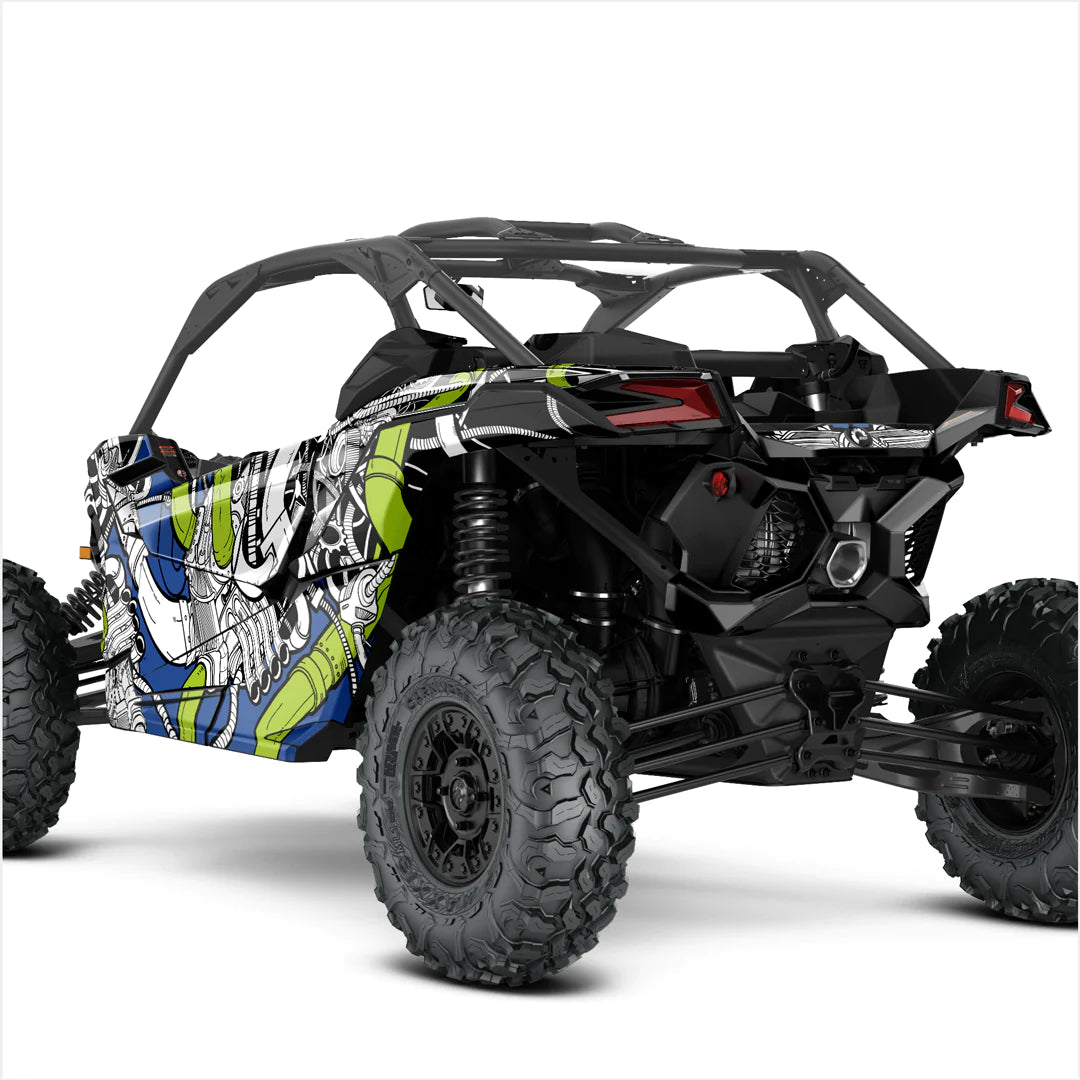 PETROL HEAD dizaina uzlīmes Can-Am Maverick X3