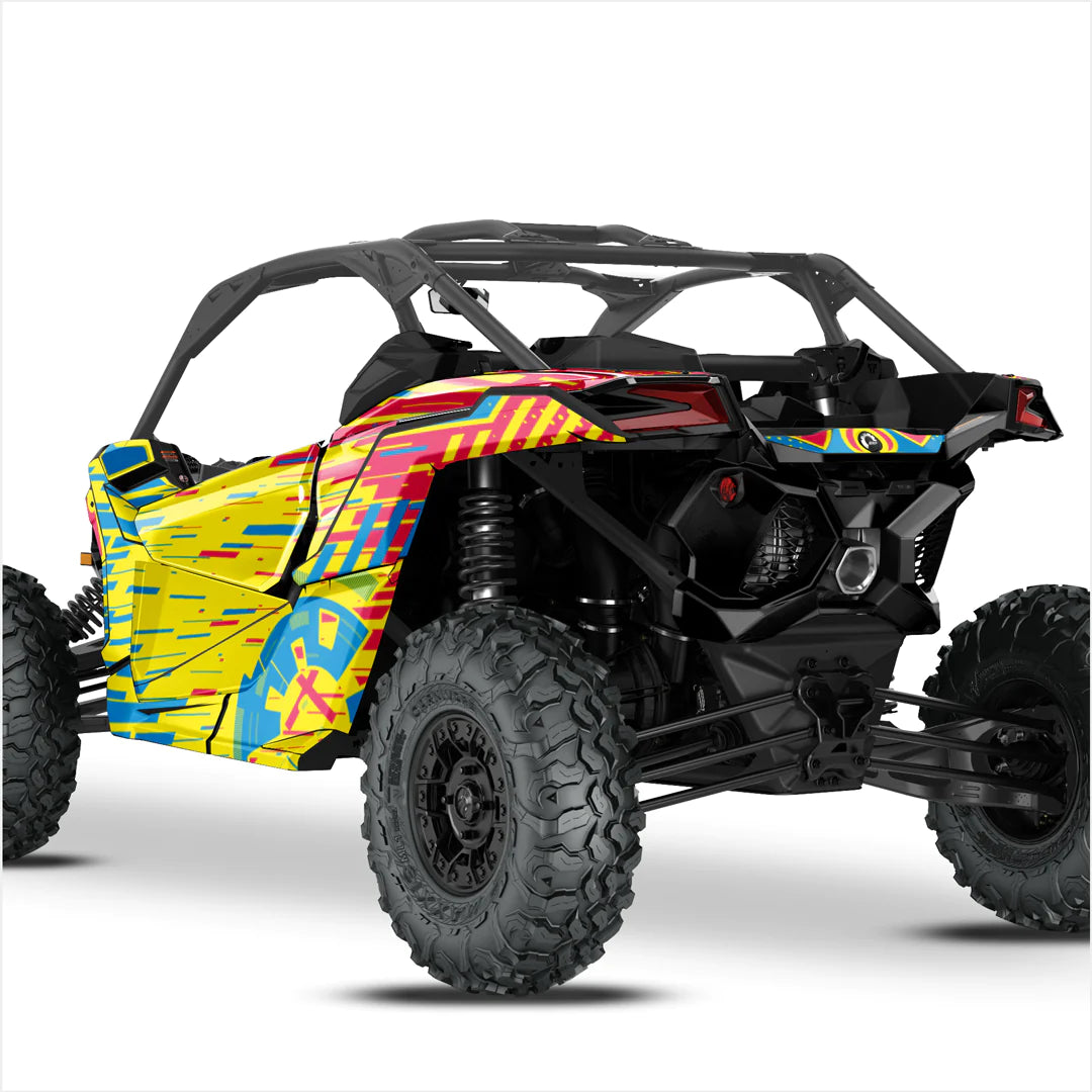 Наклейки с дизайном CYBER для Can-Am Maverick X3