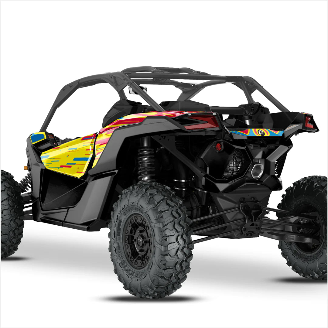 Наклейки с дизайном CYBER для Can-Am Maverick X3