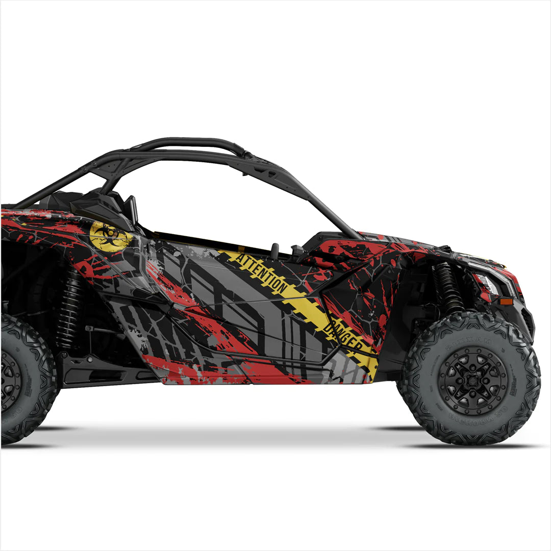 Наклейки с дизайном АПОКАЛИПСИС для Can-Am Maverick X3