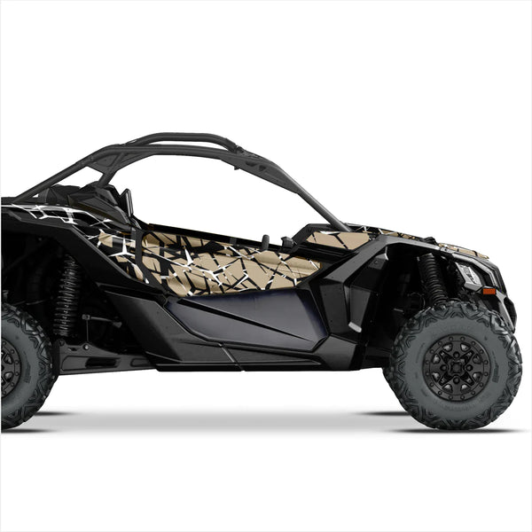 QUAKE-Designaufkleber für Can-Am Maverick X3