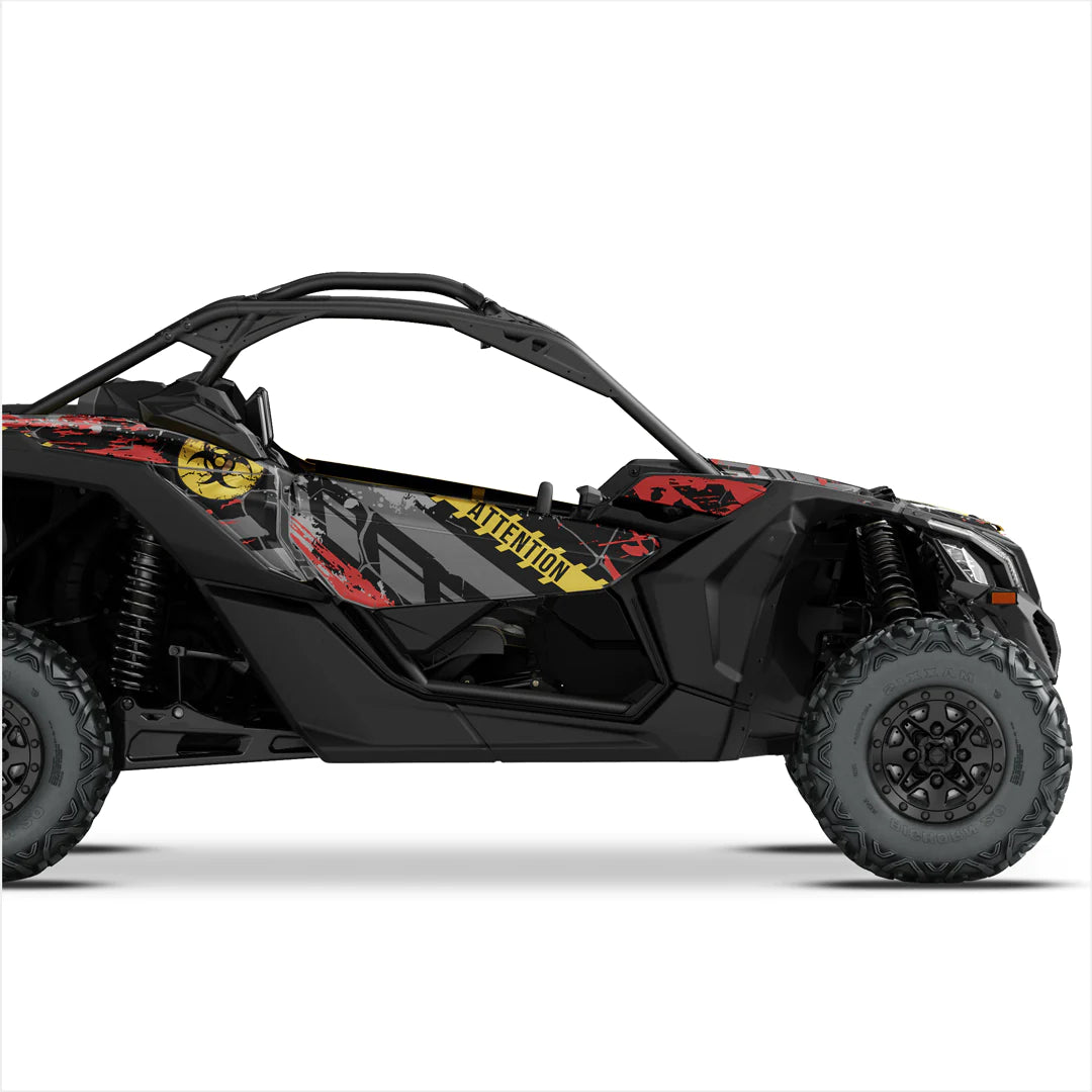Autocollants de conception d'apocalypse pour Can-Am Maverick x3