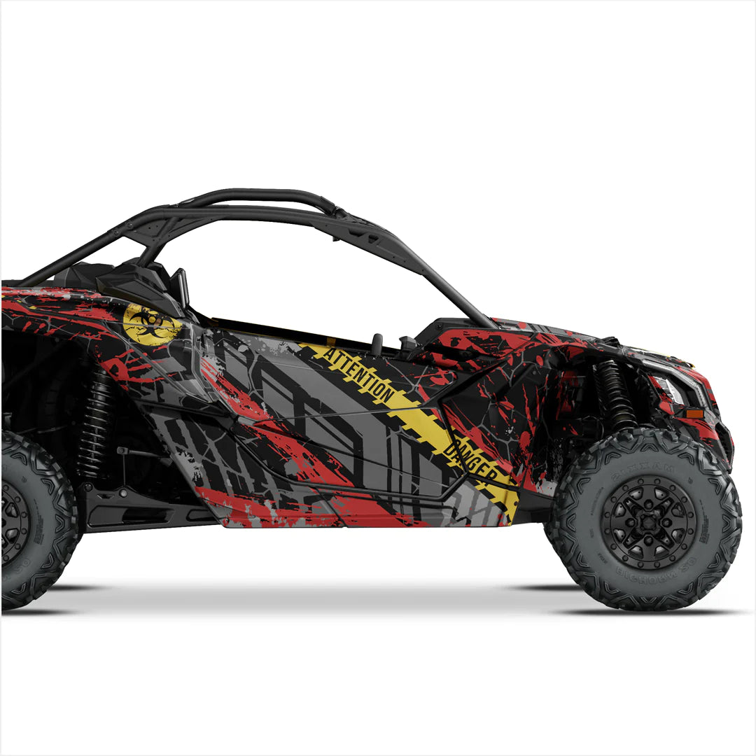 APOCALYPSE-Designaufkleber für Can-Am Maverick X3