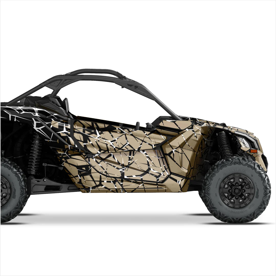 Autocolante de design QUAKE pentru Can-Am Maverick X3