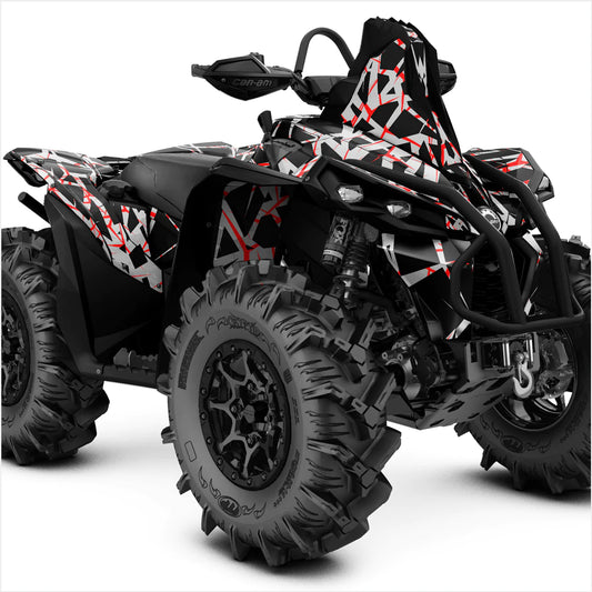 Наклейки на Quake Design для Can-Am Renegade XMR