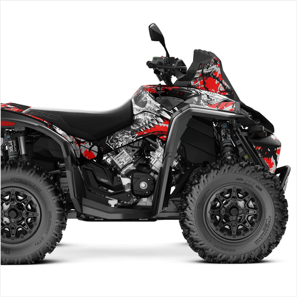 SYMBIOTE design stickers for Can-Am Renegade XMR