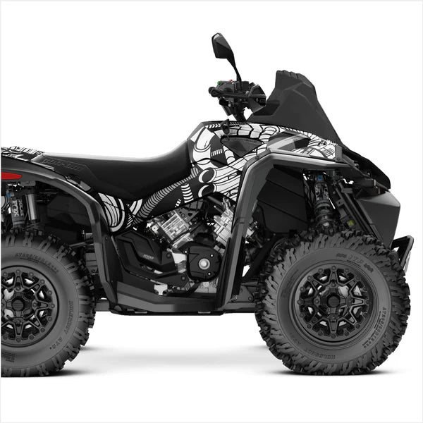 Autocollants design PETROL HEAD pour Can-Am Renegade XMR