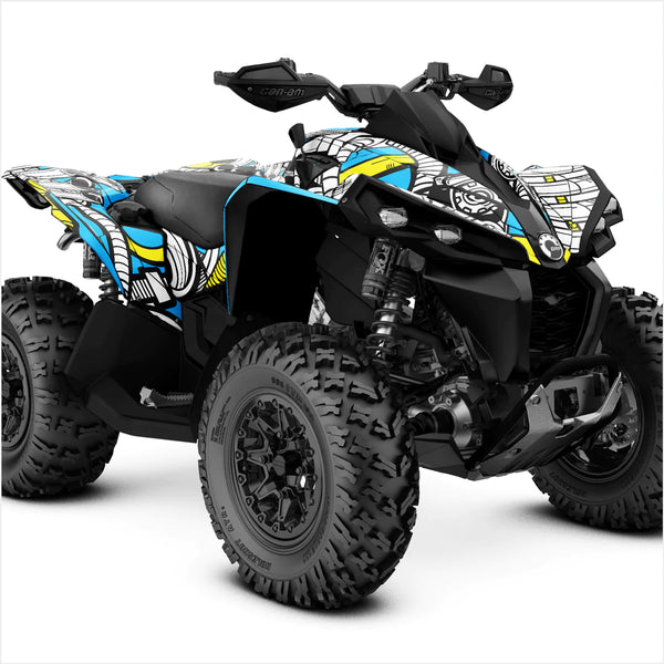 Autocolante de design PETROL HEAD pentru Can-Am Renegade XXC