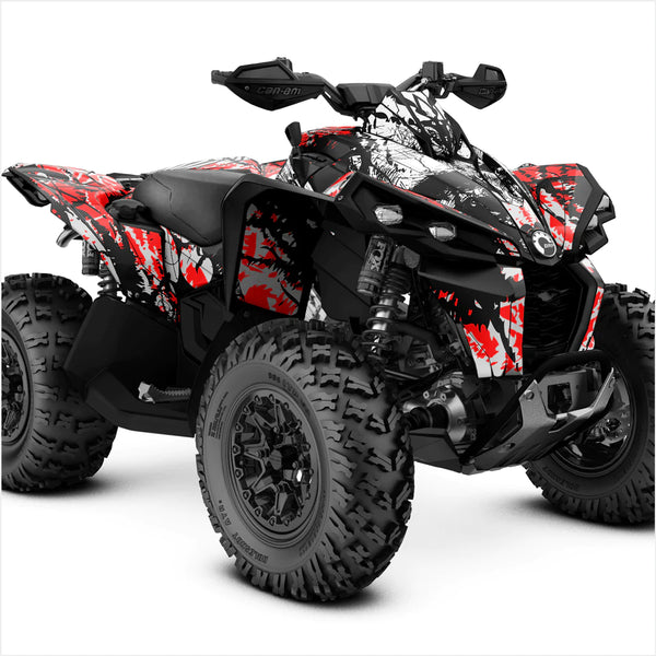 SYMBIOTE design stickers for Can-Am Renegade XXC