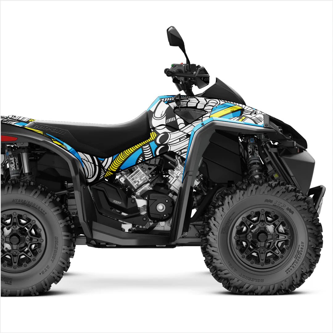 Autocolante de design PETROL HEAD pentru Can-Am Renegade XXC