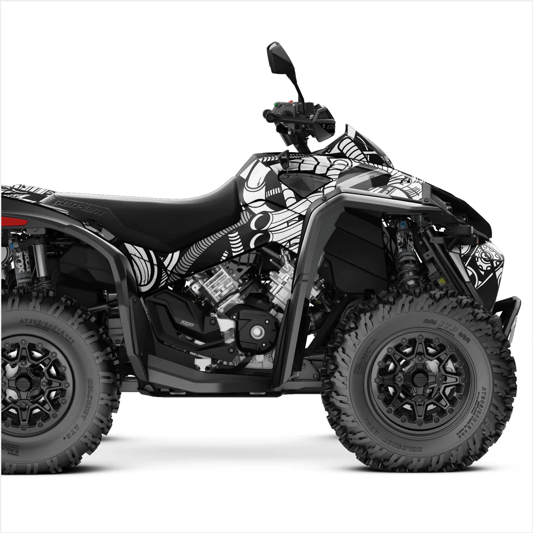 Autocollants design PETROL HEAD pour Can-Am Renegade XXC